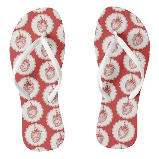 Erdbeere Badesandalen (Fußbett)
