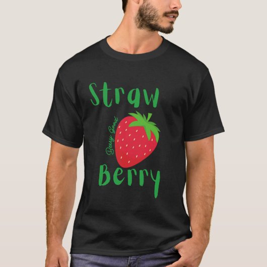 Erdbeere Beere gute Erdbeere Grafik T-Shirt (Vorderseite)