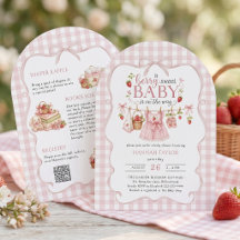 Erdbeere Beere Süße Babyparty