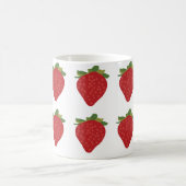 Erdbeere Berry Cute Obst Erdbeeren Kaffeetasse (Mittel)