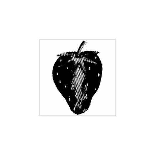 Erdbeere Berry Fruchtkautschuk Briefmarke Gummistempel (Prägung)