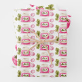Erdbeere Berry Fruit Jam Wrapping Paper Set 3 Geschenkpapier Set (Beispiel)