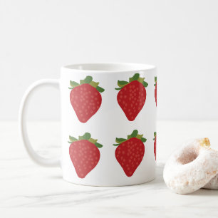 Erdbeere Berry Niedlich Frucht Erdbeeren Kaffeetasse