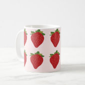 Erdbeere Berry Niedlich Frucht Erdbeeren Kaffeetasse (Vorderseite Links)