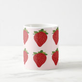 Erdbeere Berry Niedlich Frucht Erdbeeren Kaffeetasse (Mittel)