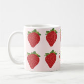 Erdbeere Berry Niedlich Frucht Erdbeeren Kaffeetasse (Links)