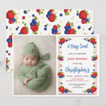 Erdbeere Blaubeere Beere Süße Babyparty