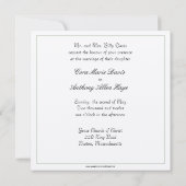 Erdbeere-Blume Save The Date (Rückseite)