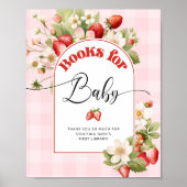 Erdbeere Bücher für Baby. Berry Books für das Baby Poster (Vorne)