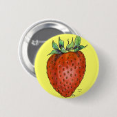 Erdbeere Button (Vorne & Hinten)