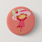 Erdbeere Button (Vorderseite)