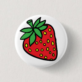 Erdbeere Button