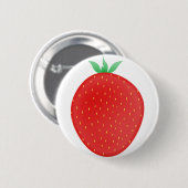 Erdbeere Button (Vorne & Hinten)