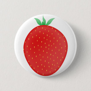 Erdbeere Button