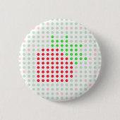 Erdbeere Button (Vorderseite)