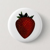 Erdbeere Button (Vorderseite)