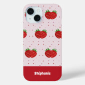 Erdbeere Case-Mate iPhone Hülle (Rückseite)