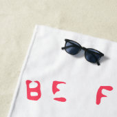 Erdbeere Cool Drink Frucht Strandtuch (Beispiel)