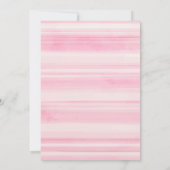 Erdbeere Cupcake 1. Geburtstagsfeier Einladung - S (Rückseite)