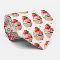 Erdbeere Cupcake Sweet Dessert Muster