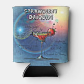 Erdbeere Daiquiri (#10 von 12 Sets mit Rezept für Dosenkühler (Vorderseite)