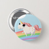 Erdbeere das Einhorn Button (Vorne & Hinten)