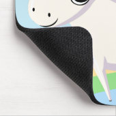 Erdbeere das Einhorn Mousepad (Ecke)