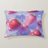 Erdbeere Dekokissen (Vorderseite)