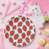 Erdbeere | Die schöne Dekoration des Party Pappteller (Party)