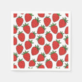 Erdbeere | Die schöne Dekoration des Party Serviette (Vorderseite)