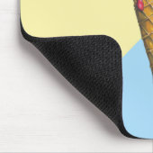 Erdbeere Eis-Creme Mousepad (Ecke)
