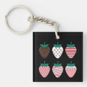 Erdbeere Erdbeeren Obst Lover Bauern Garten Schlüsselanhänger (Vorderseite)