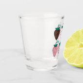 Erdbeere Erdbeeren Obst Lover Bauern Garten Schnapsglas (Links)