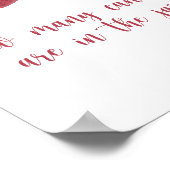 Erdbeere - erraten Sie, wie viele Bonbons Poster (Ecke)