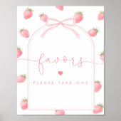 Erdbeere Erste Geburtstagsgeschenke Schild Berry S (Vorne)