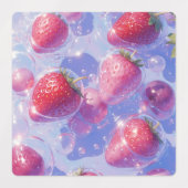 Erdbeere Etiketten (Design 2)