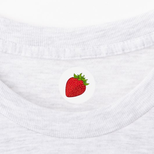 Erdbeere Etiketten (Befestigt)