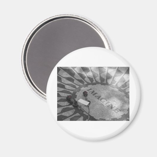 Erdbeere Fields Magnet (Vorderseite/Rückseite)