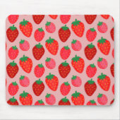 Erdbeere Fields Mousepad (Vorne)