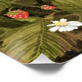 Erdbeere Fields Poster (Ecke)
