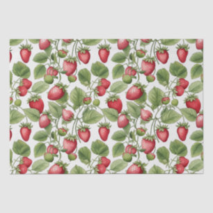 Erdbeere Fields Seidenpapier