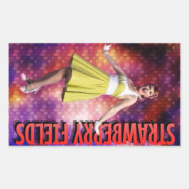 Erdbeere Fields Tall Foto Sticker