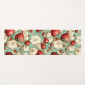 Erdbeere Fields Yogamatte (Vorderseite (Horizontal))