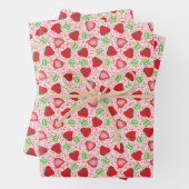 Erdbeere Fizz Packpapier Geschenkpapier Set (Beispiel)