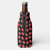 Erdbeere Flaschenkühler (Flasche Rückseite)