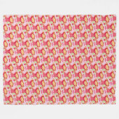Erdbeere Fleecedecke (Vorderseite (Horizontal))