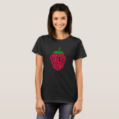 Erdbeere Forever Felder  Süß T-Shirt (Vorne ganz)