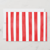 Erdbeere Foto Einladung (Rückseite)