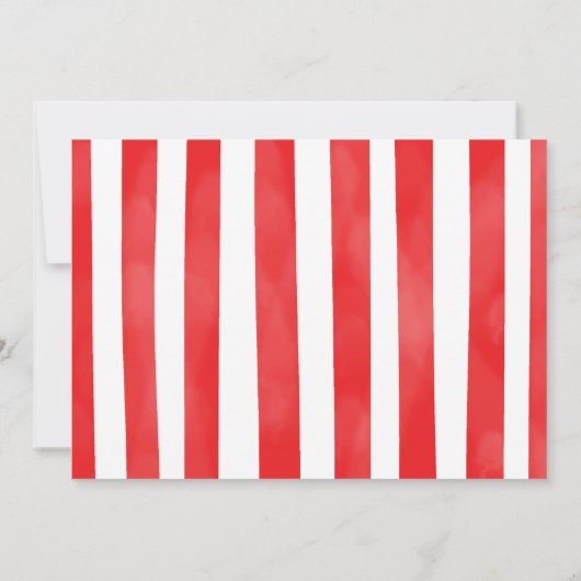 Erdbeere Foto Einladung (Rückseite)