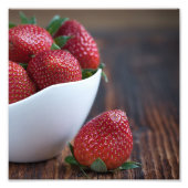 Erdbeere Fotodruck (Vorne)